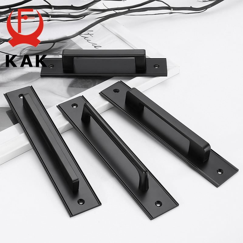 Furniture Hardware Black - KAK Aluminiowe czarne klamki do drzwi