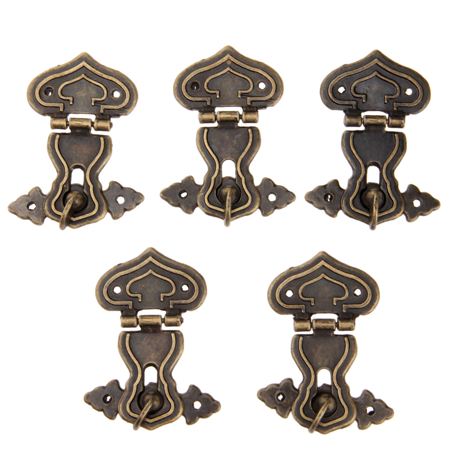 Furniture Hardware Antique - 5 sztuk 63x47mm Antique metalowy zamek