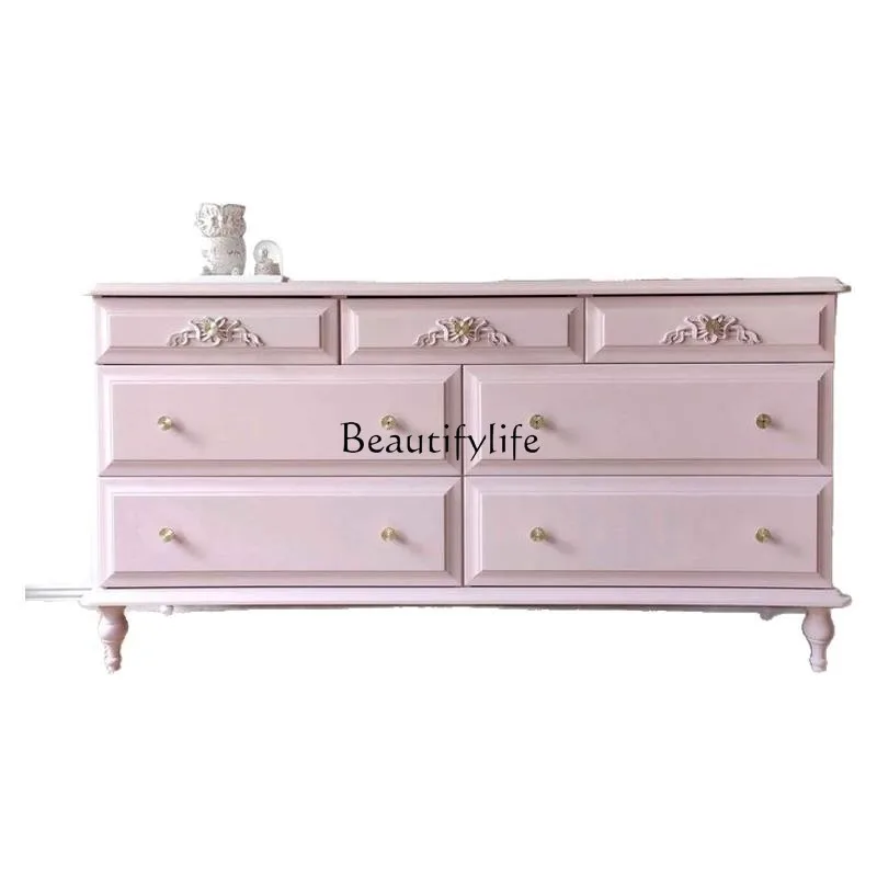Z. A. Furniture - Szafka RTV z litego drewna z