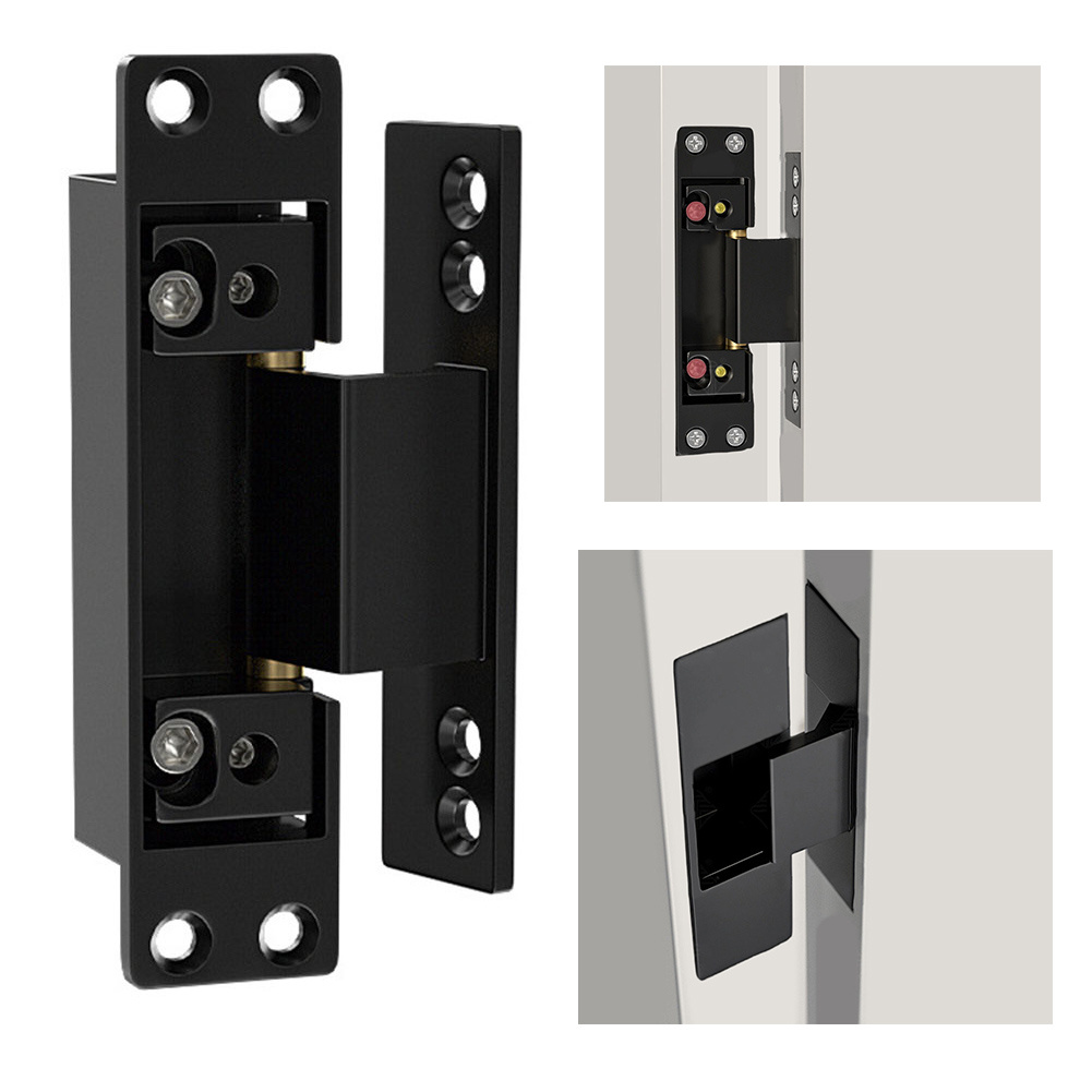 Furniture Hardware Replacement Parts - 1 szt. Czarne zawiasy do drzwi,