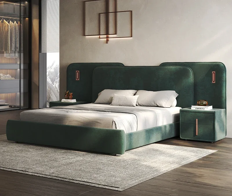 Łóżka skórzane z dużym zagłówk – Z. A. Furniture recenzja i cena