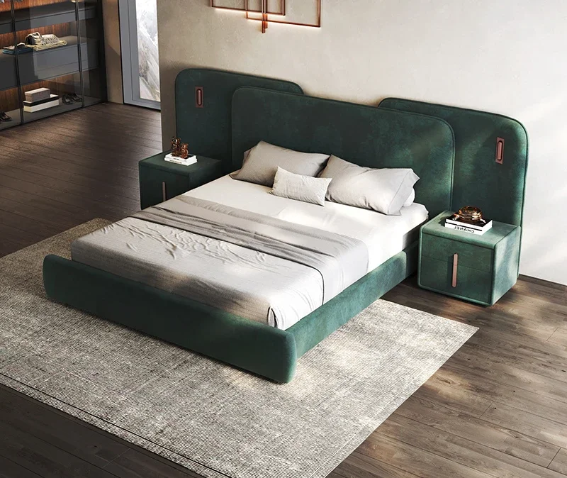 Łóżka skórzane z dużym zagłówk – Z. A. Furniture recenzja i cena