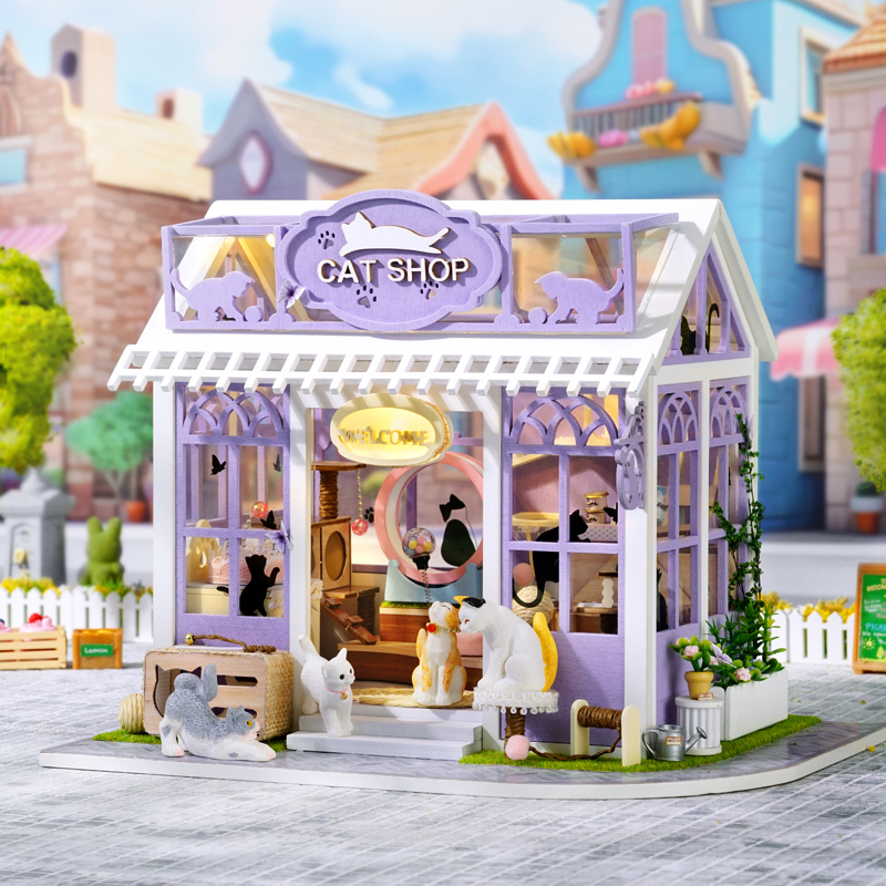 DIY drewniany kotek raj domek  – Furniture Paradise & Hardware Ghaziabad Reviews recenzja i cena