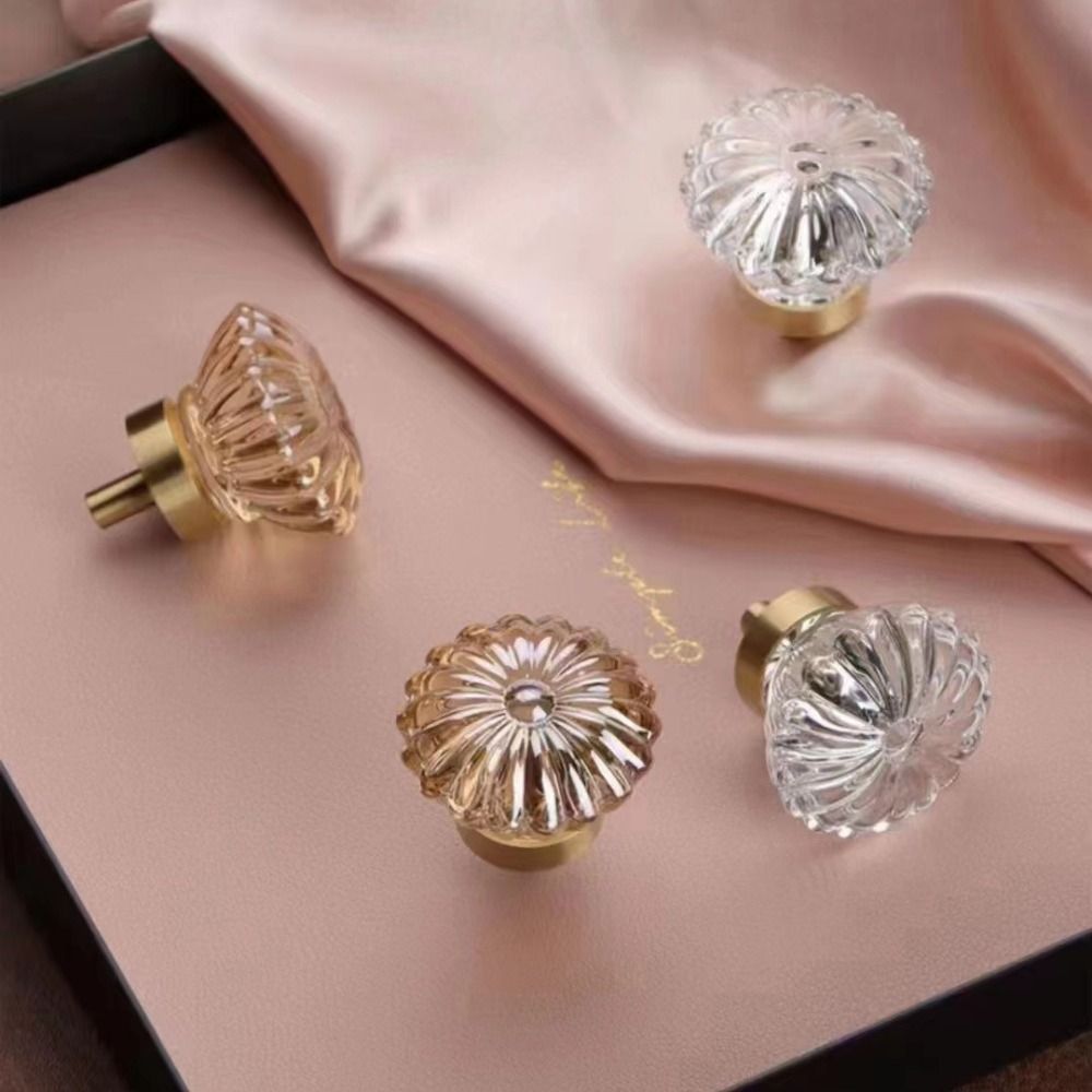 Kryształowe szklane uchwyty me – Drawer Pull Gold recenzja i cena