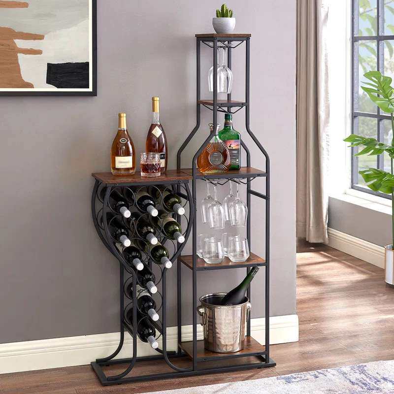 Stojak na wino i uchwyt na kie – Z. A. Furniture recenzja i cena