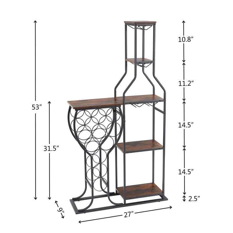 Stojak na wino i uchwyt na kie – Z. A. Furniture recenzja i cena