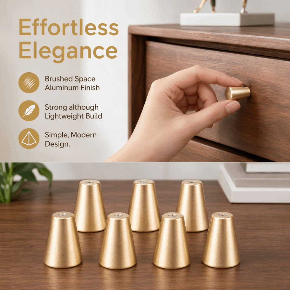 6 szt. Nowoczesne złote uchwyt – Drawer Pull Gold recenzja i cena
