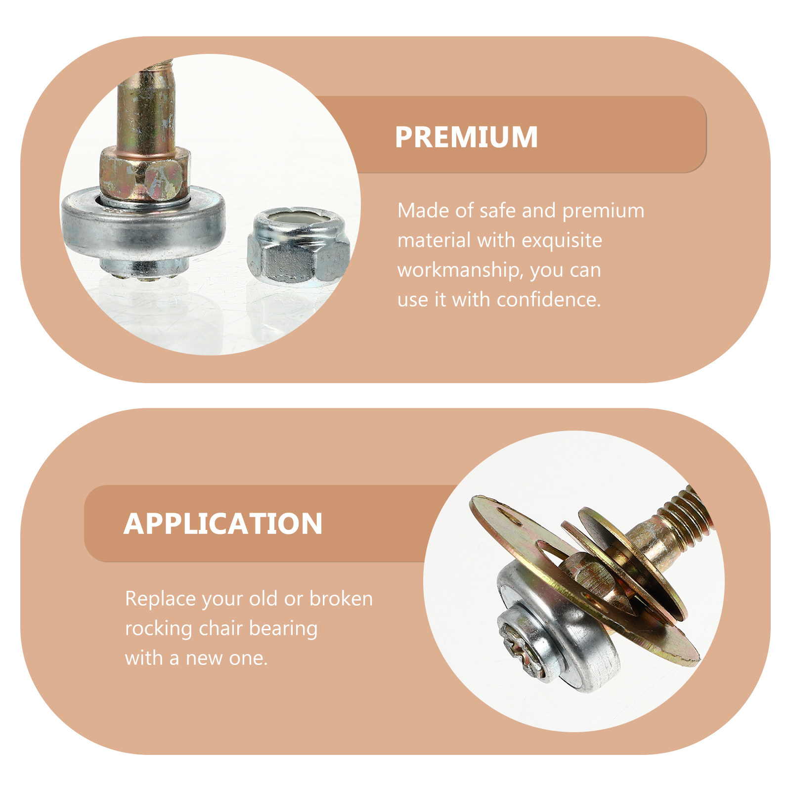 4 szt. Łożyska do fotela bujne – Furniture Hardware Replacement Parts recenzja i cena