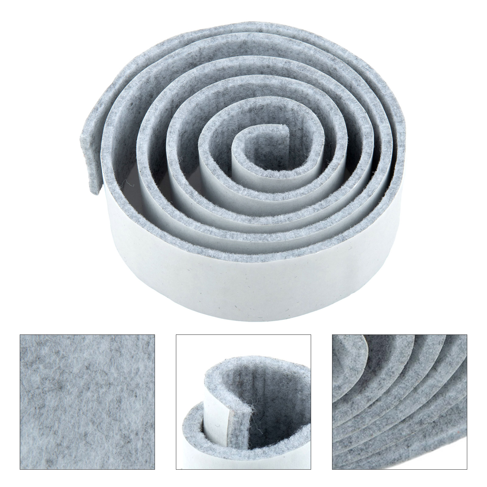 Cichy pasek filcowy Samoprzyle – Furniture Hardware Black recenzja i cena