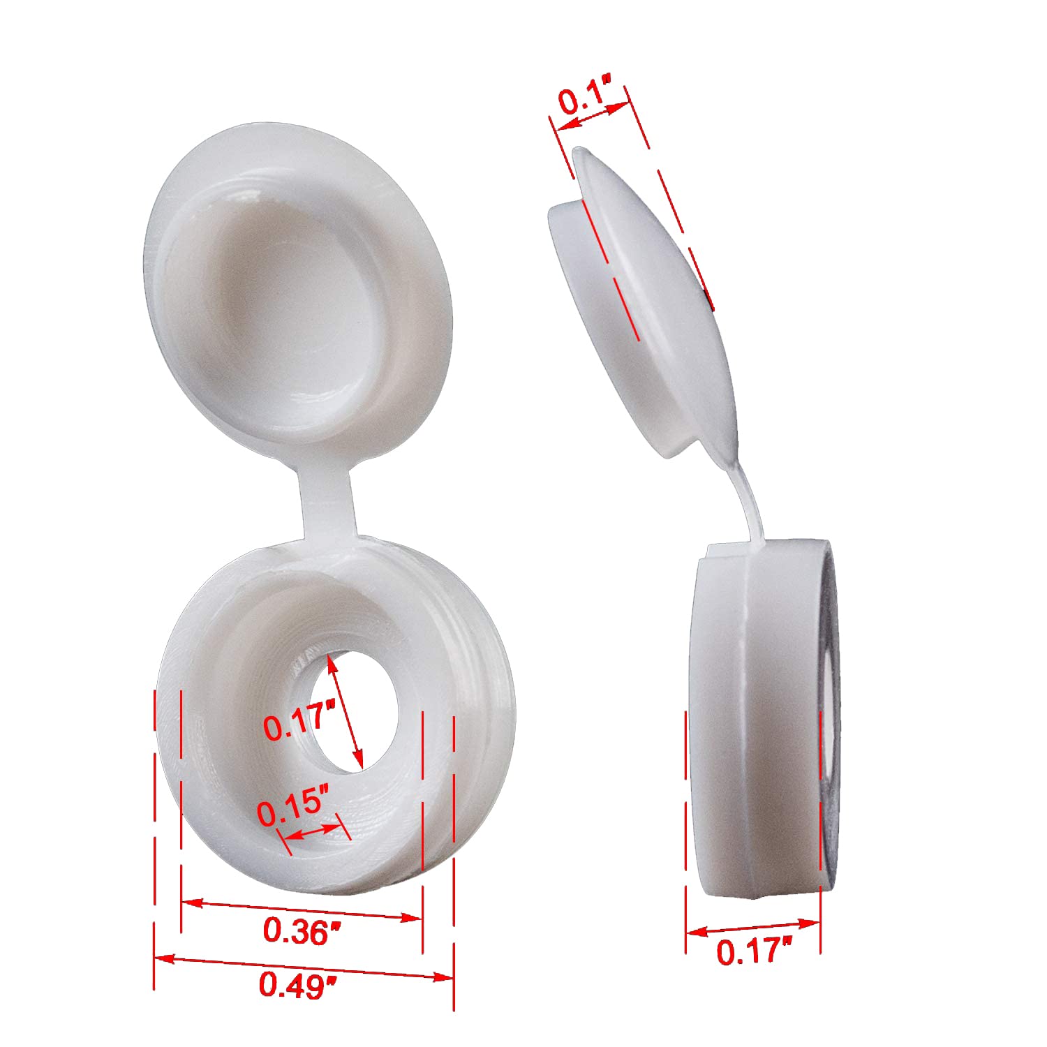 Biała plastikowa zakrętka na z – Furniture Hardware Replacement Parts recenzja i cena