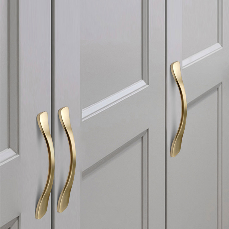 Złote uchwyty meblowe, alumini – Drawer Pull Gold recenzja i cena