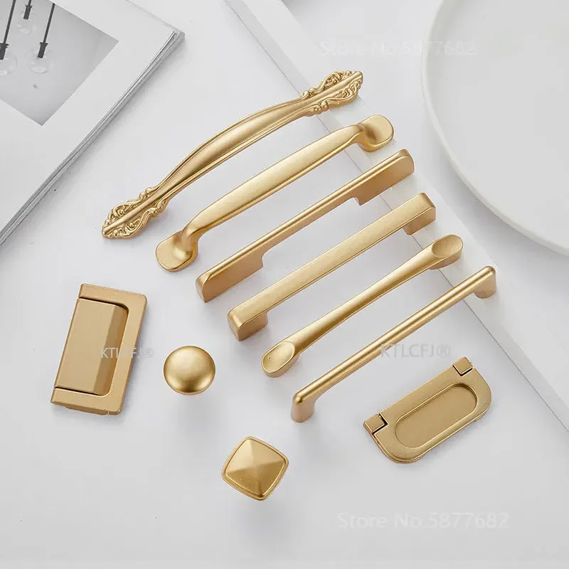 Gałka do szafki kuchennej Kwad – Drawer Pull Gold recenzja i cena