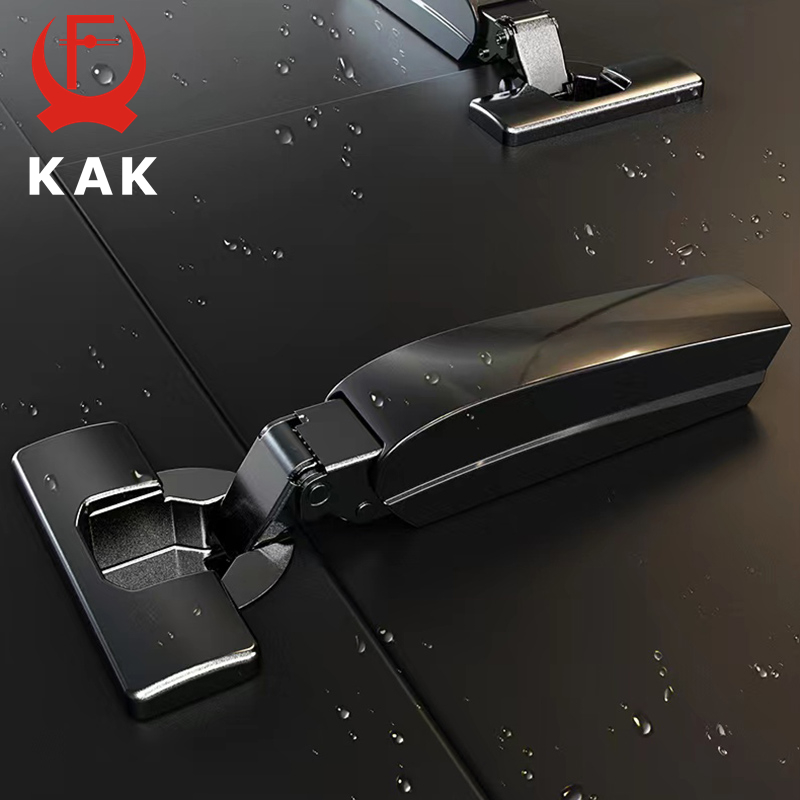 KAK 2 szt. Ukryte hydrauliczne – Furniture Hardware Black recenzja i cena