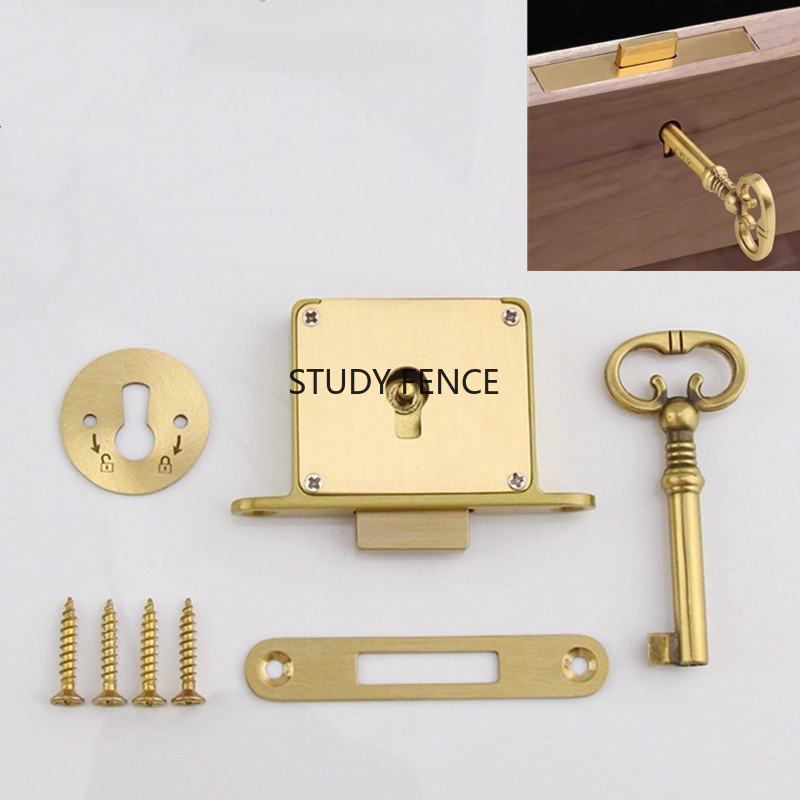 1 szt. Antyczny metalowy zamek – Furniture Hardware Suppliers recenzja i cena
