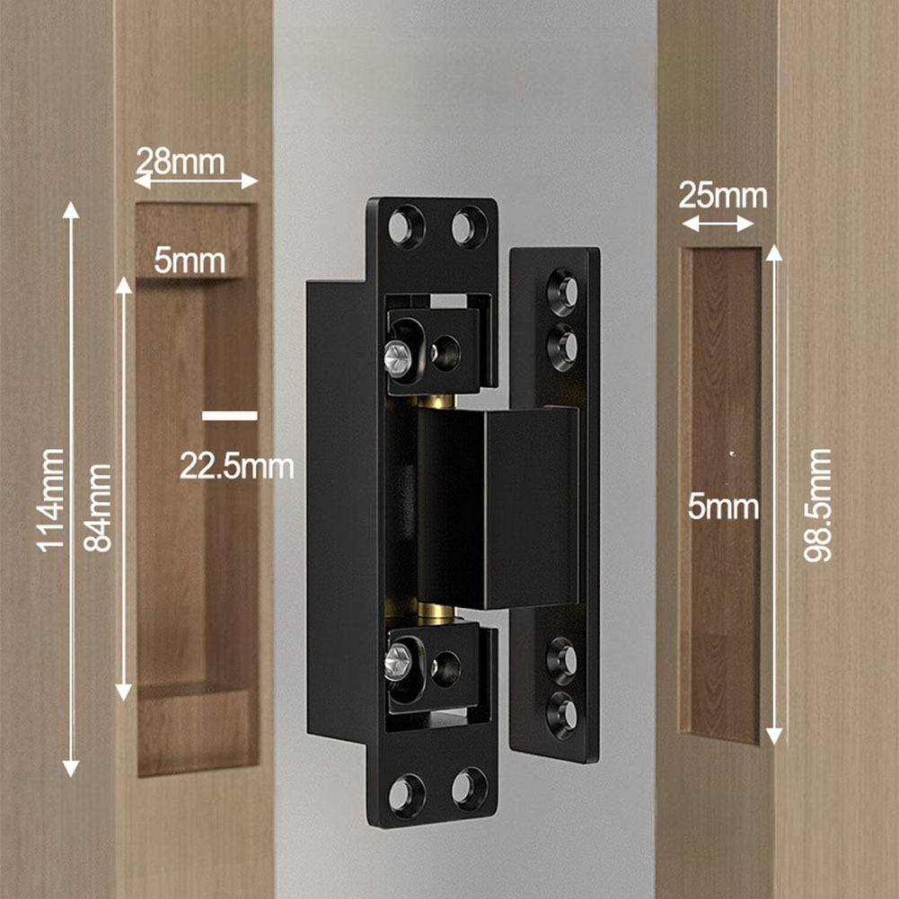 1 szt. Czarne zawiasy do drzwi – Furniture Hardware Replacement Parts recenzja i cena