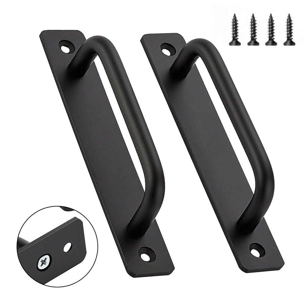 2 szt. Klamki do drzwi stop al – Furniture Hardware Black recenzja i cena