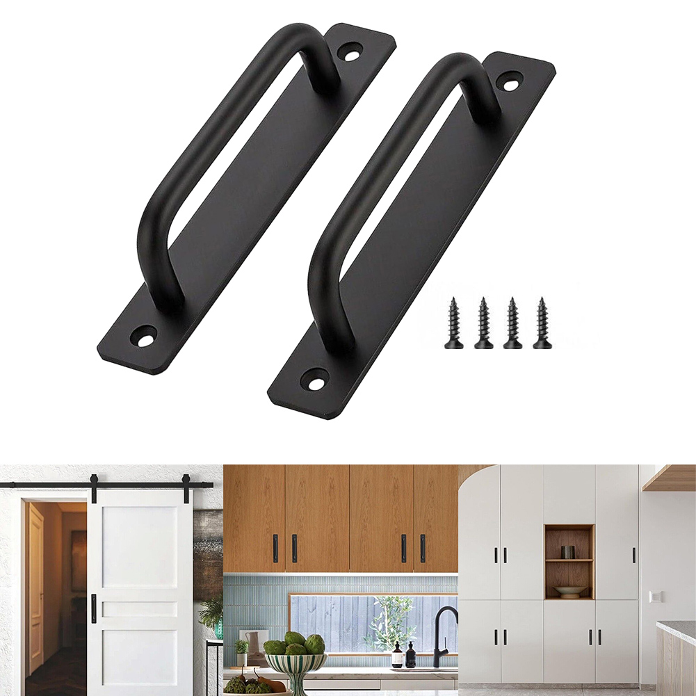 2 szt. Klamki do drzwi stop al – Furniture Hardware Black recenzja i cena